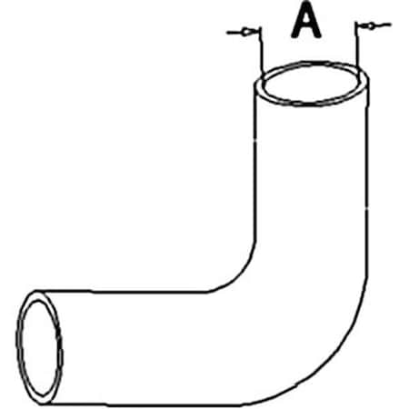 Aftermarket 303375943 Upper Radiator Hose Fits White 288 2110 CSO90-0284